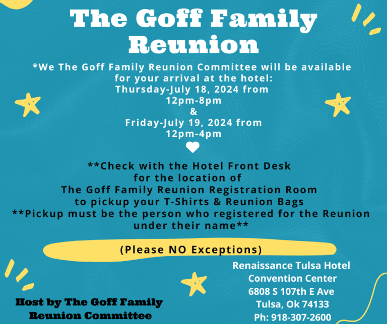 Goff Family Reunion 2024 Pg 2 - Copy